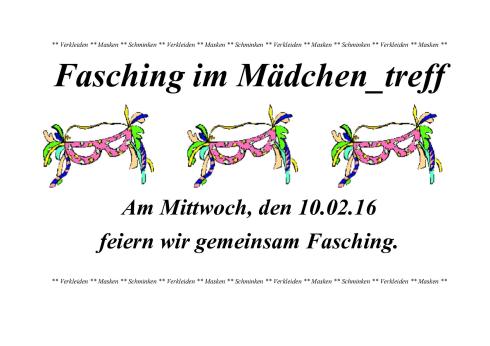 Fasching 2016