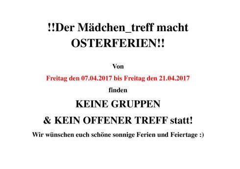 Schließzeiten Aushang